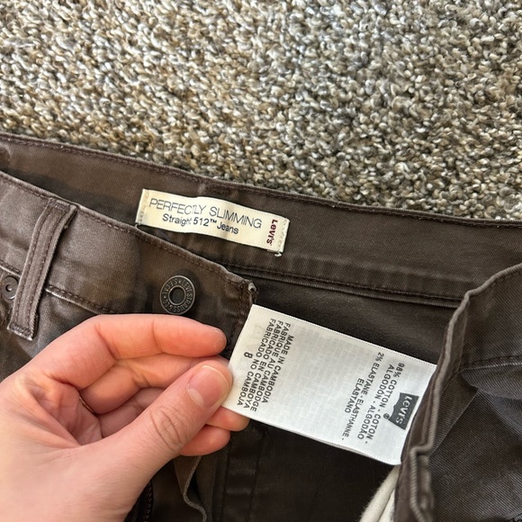 Brown Levi’s Straight 512 - Picture 5 of 5